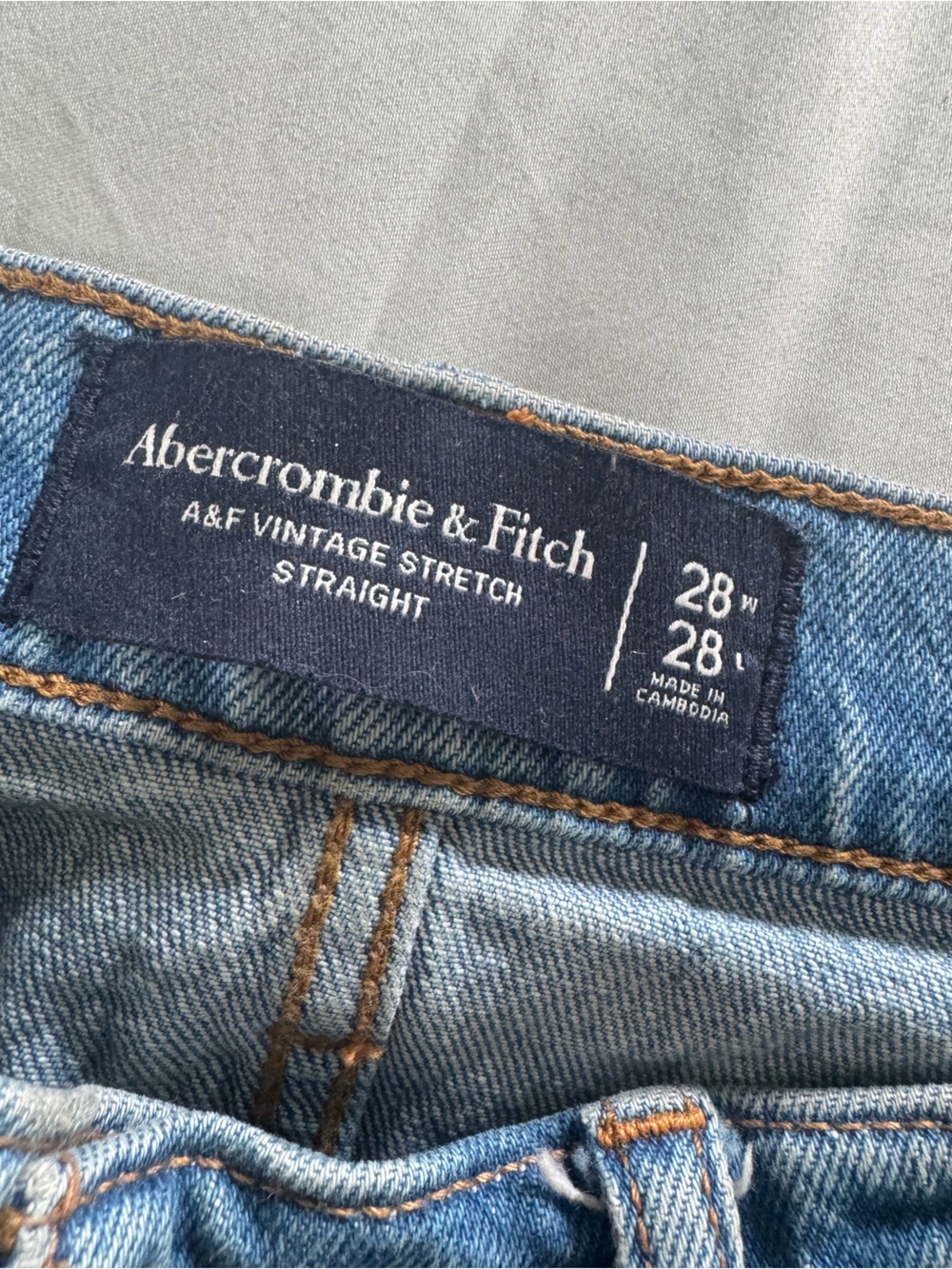 Like New Abercrombie & Fitch Men’s Light Blue Straight Jeans